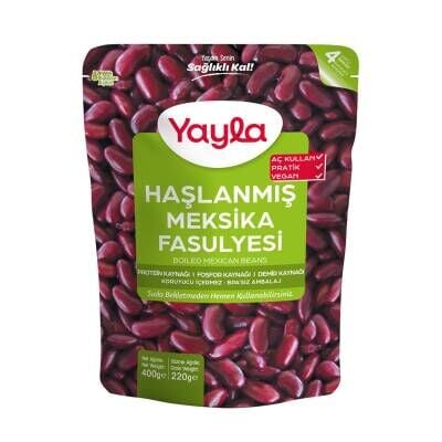Yayla Haşlanmış Meksika Fasulyesi 400 G