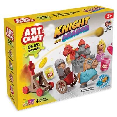 Art Craft Şövalye ve Ejderha Oyun Hamur Set 280 G