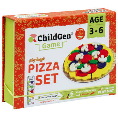 Childgen Oyun Hamurları Sahneli Pizza Seti