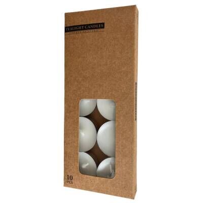 Mumsan Tealight Renkli Mum Kraft Paket 10'lu