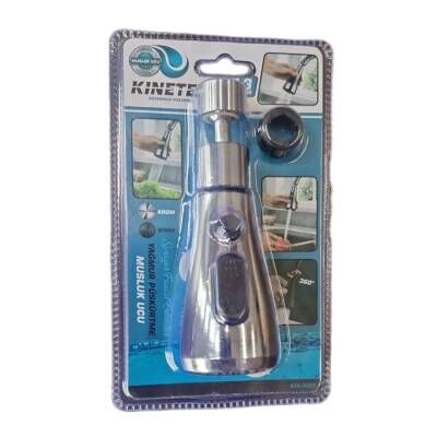 Kinetex Konik Musluk Başlığı 3 Fonksiyonlu