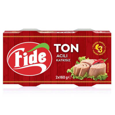 Fide Acılı Ton Balığı 2 x 160 G