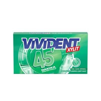 Vivident 45Dk Cüzdan Yeşil Naneli Sakız 26 G