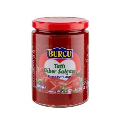 Burcu Tatlı Biber Salcası 600 G