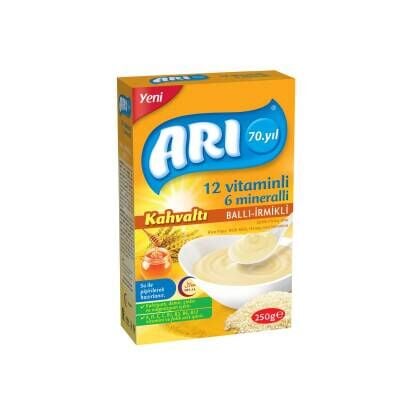 Arı 12 Vitaminli 6 Mineralli Sütlü Ballı İrmikli Kahvaltı 250 G