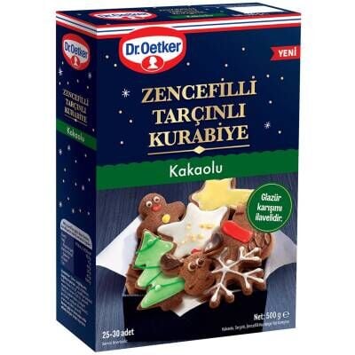 Dr.Oetker Zencefilli Tarçınlı Kurabiye Kakaolu 500 G