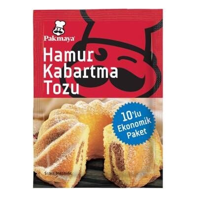 Pakmaya 10'lu Hamur Kabartma Tozu 100 G