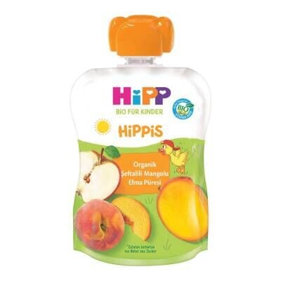 Hipp Organik Şeftalili Mangolu Elma Püresi 100 G