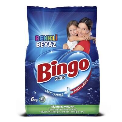 Bıngo Matik Konsantre 6 Kg Renkli & Beyaz