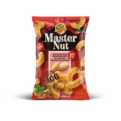 Master Nut Fıstık Ezmeli Acı Biber Mısır Cipsi 165 G