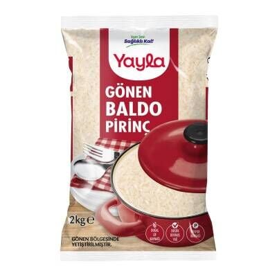 Yayla Baldo Pirinç Gönen Bölgesi Mahsulü 2 Kg