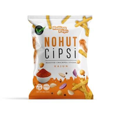 Rolling Pops Kajun Çeşnili Nohut Cipsi 56 G