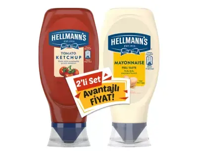 Hellmann's İkili Set Ketçap 460 G + Mayonez 385 G