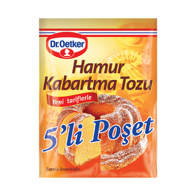 Dr.Oetker Hamur Kabartma Tozu 5'li Paket 50 G