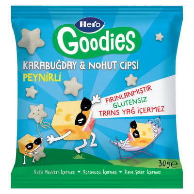 Hero Goodies Peynirli Karabuğday Nohut Cipsi 30 G