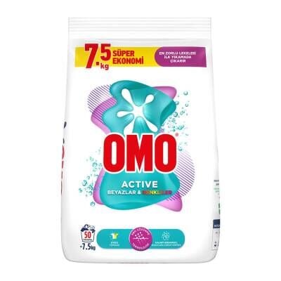 Omo Active Renkliler ve Beyazlar 7.5 Kg