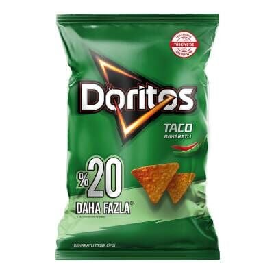 Doritos Taco Baharatlı Mısır Cipsi Parti Boy 185 G