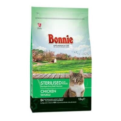 Bonnie Adult Kısır. Kedi Maması Chicken 1,5 Kg