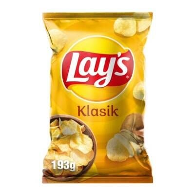 Lay's Klasik Patates Cipsi Mega Boy 193 G