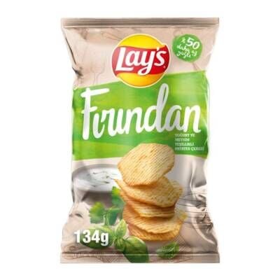 Lay’s Fırından Yoğurt ve Mevsim Yeşillikli Patates Çerezi Parti Boy 134 G