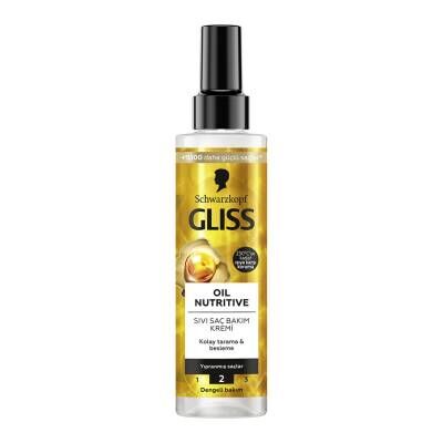 Gliss Oil Nutritive Sıvı Saç Kremi 200 Ml