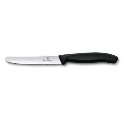 Victorinox 6.7833 Siyah Domates & Sosis Bıçağı 11 Cm
