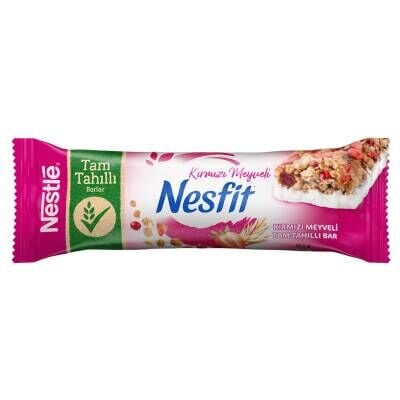 Nestle Nesfit Kırmızı Meyveli Tam Tahıllı Bar 23,5 G
