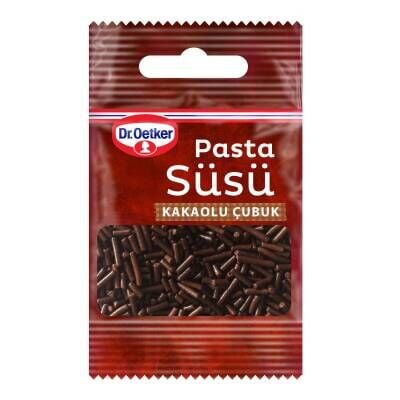 Dr.Oetker Pasta Süsü Kakaolu Çubuk 10 G