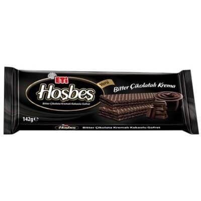Eti Hoşbeş Bitter Çikolata Kremalı Gofret 142 G