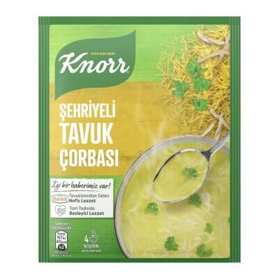 Knorr Hazır Çorba Şehriyeli Tavuk 4 Kişilik  51 G