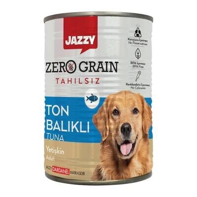 Jazzy Zero Grain Köpek Maması Ton Balıklı 380 G
