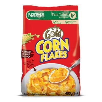 Nestle Gold Corn Flakes Tam Tahıl Mısır Gevreği 400 G