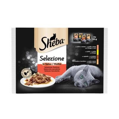 Sheba Etli Çeşitler 4'lü Paket 4x85 G