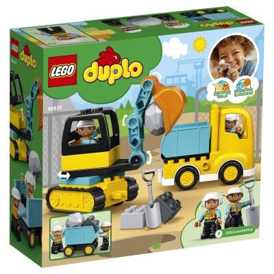 Lego Duplo 10931 Kamyon Ve Paletli Kazıcı 2+Yaş