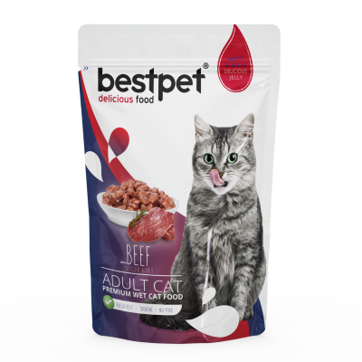Bestpet Premium Sığır Etli Pouch 85 G