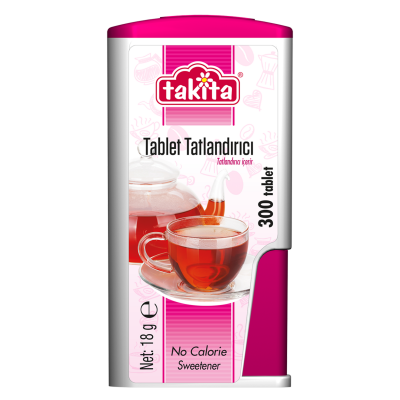 Takita Tablet Tatlandırıcı 300 Adet 18 G