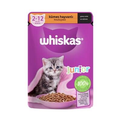 Whiskas Kümes Hayvanlı Yavru Kedi Yaş Mama 85 G