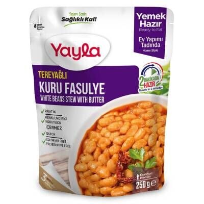 Yayla Tereyağlı Kuru Fasulye 250 G