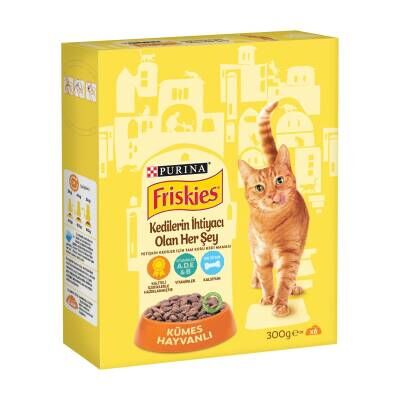 Friskies Yetişkin Kümes Hayvan Kuru Kedi Maması 300 G