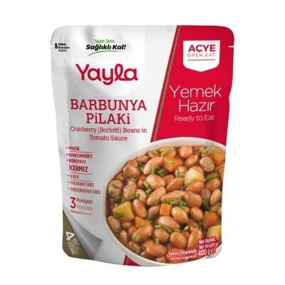 Yayla Yemek Hazır Barbunya Pilaki 400 G