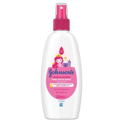 Johnson's Baby Işıldayan Parlaklık Argan Yağı İçeren Çocuklar İçin Kolay Tarama Spreyi 200 Ml
