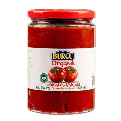 Burcu Organik Domates Salçası 600 G