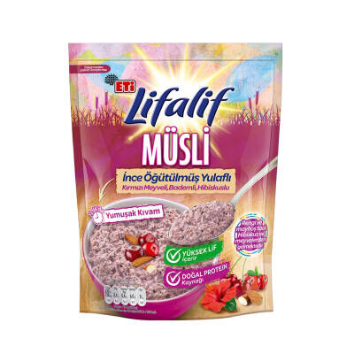 Eti Lifalif İnce Öğütülmüş Müsli Hibiskuslu 250 g