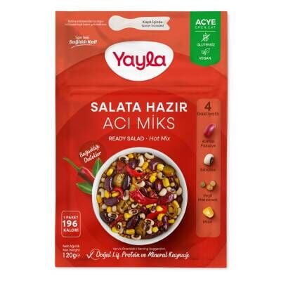 Yayla Salata Hazır Acı Miks 120 G