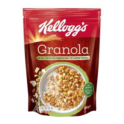 Kelloggs Granola Beyaz Çikolatalı Antep Fıstıklı 300G