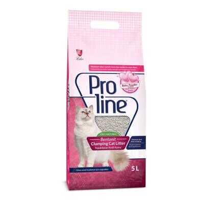 Proline Bentonit Bebek Pudralı Kedi Kumu 5 L
