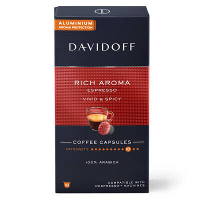 Davidoff Rich Aroma Espresso Kapsül Kahve 10'lu 55 G