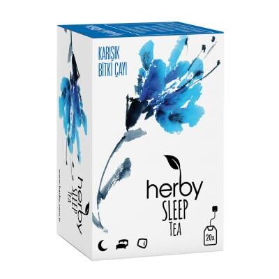 Herby Sleep Tea Uyku Öncesi Passifloralı Bitki Çayı 20'li