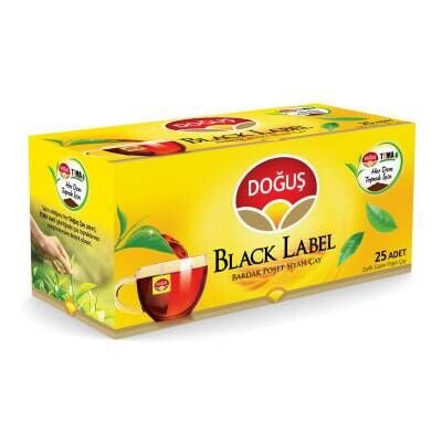 Doğuş Black Label Bardak Poşet Çay 25'li 50 G