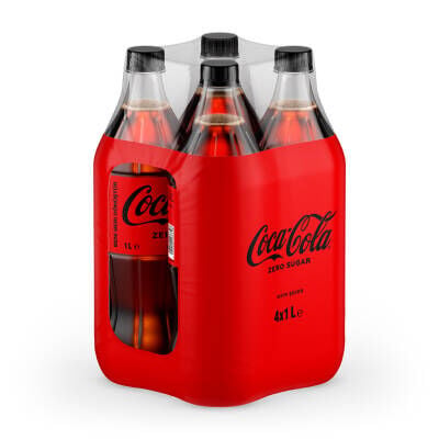 Coca-Cola Zero Sugar Pet 4x1 L